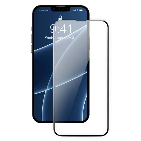 Baseus Full-glass Tempered Glass Film For iPhone 13 13Pro 6.1inch 2021 2pcs pack 3
