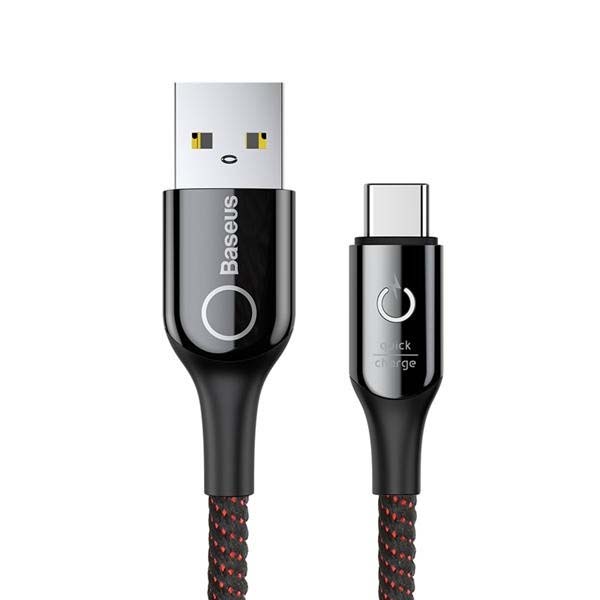 Baseus Type C Intelligent Power Off Charging Cable 1M 1