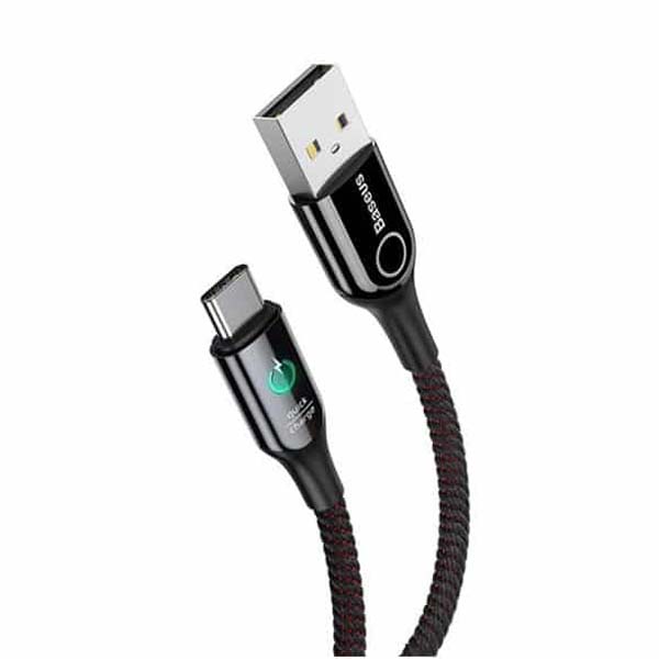 Baseus Type C Intelligent Power Off Charging Cable 1M 2