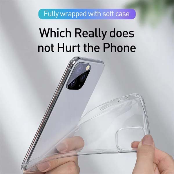 Baseus iPhone 12 mini Transparent Clear TPU Phone Case Back Cover 1