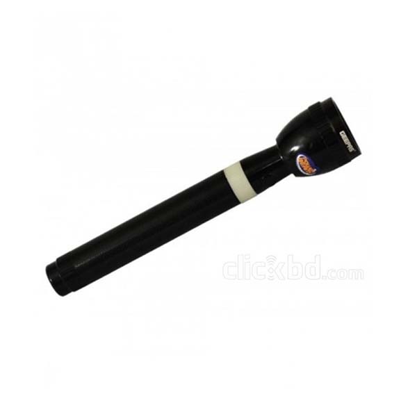 GEEPAS GFL 3827 Rechargeable Flashlight – Black