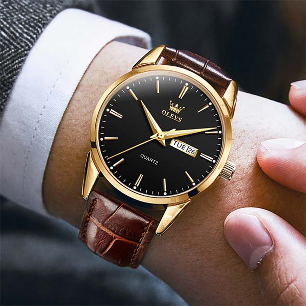 Olevs 6898 black 3