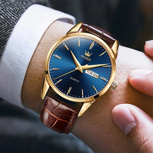 Olevs 6898 brown blue