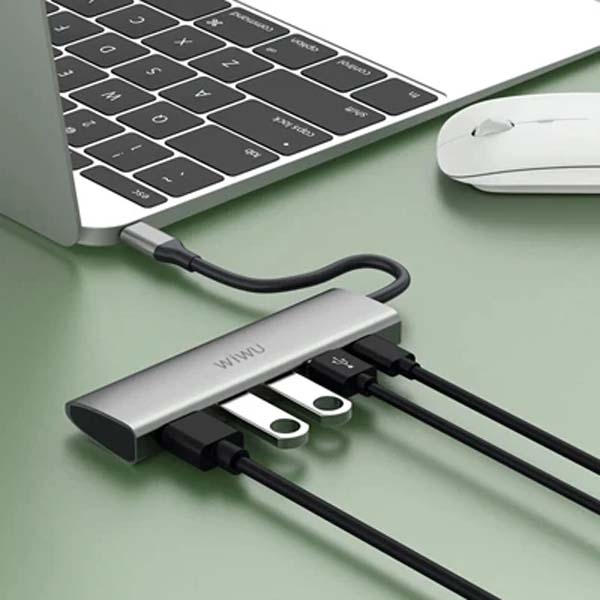 WiWu Alpha A531h 5 in 1 USB Type-C Hub