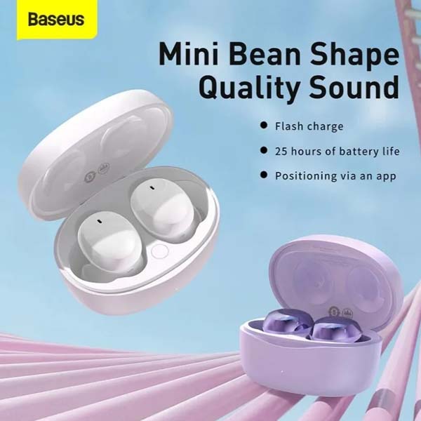 Baseus E2 True Wireless Earphones Bowie Purple 03