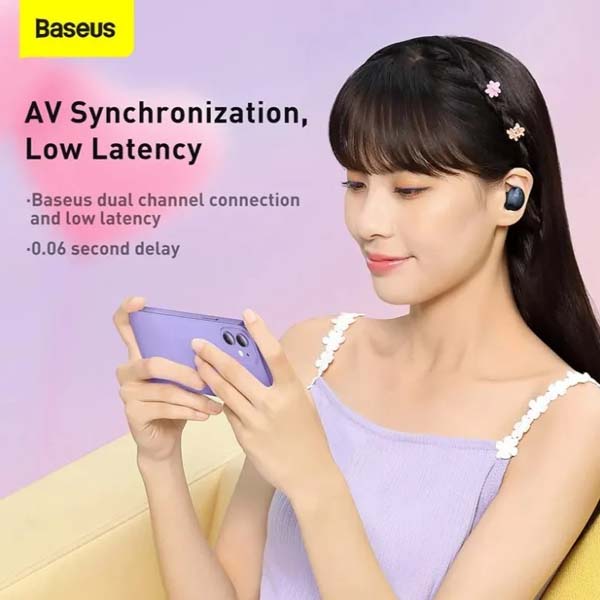 Baseus E2 True Wireless Earphones Bowie Purple