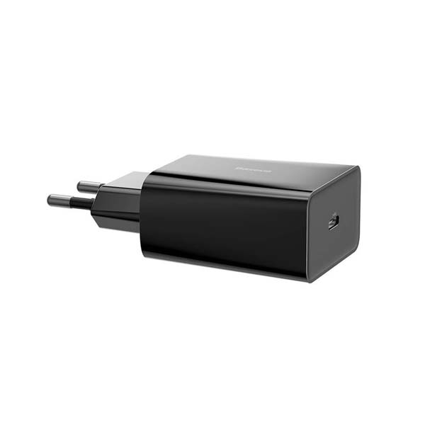 Baseus Speed Mini PD Single Type-C Quick Charger 18W EU (CCFS-X01) – Black 2