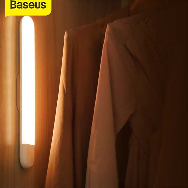 Baseus Sunshine Series Human Body Induction Wardrobe Light PIR Motion Sensor Light USB Rechargeable Night Light 1