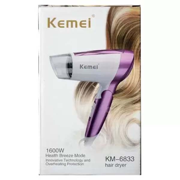 Kemei KM-6833 Foldable Hair Dryer