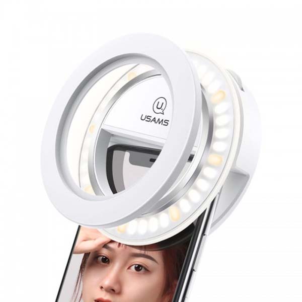 USAMS US-ZB182 Mini Selfie Ring Light 1