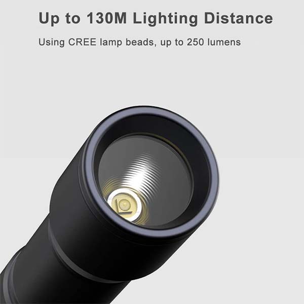 Xiaomi BEEBEST Portable Flashlight LED Tactical Mini Pocket Flashlights 3