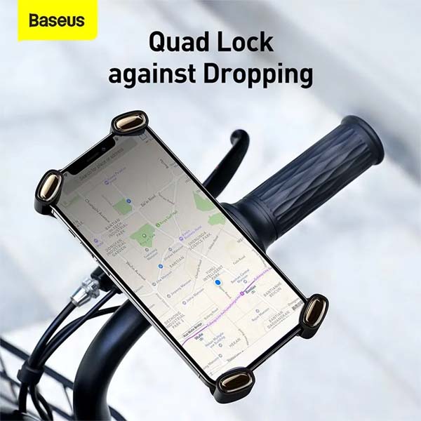 Baseus (SUQX-01) Quick to take cycling Holder Applicable for bicycle and Motorcycle -black 1