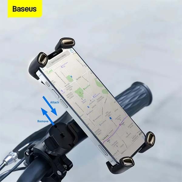 Baseus (SUQX-01) Quick to take cycling Holder Applicable for bicycle and Motorcycle -black 2