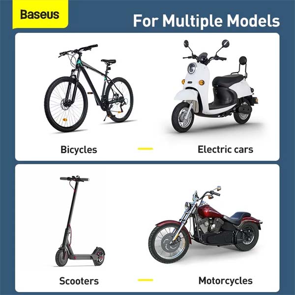 Baseus (SUQX-01) Quick to take cycling Holder Applicable for bicycle and Motorcycle -black 3