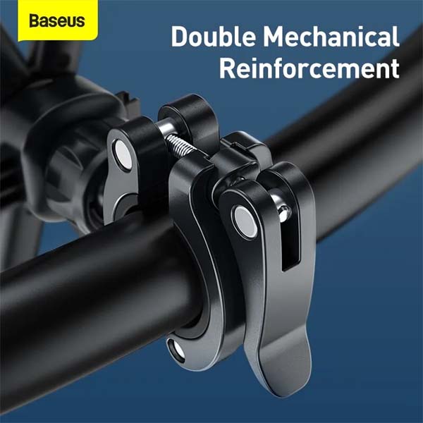 Baseus (SUQX-01) Quick to take cycling Holder Applicable for bicycle and Motorcycle -black 4