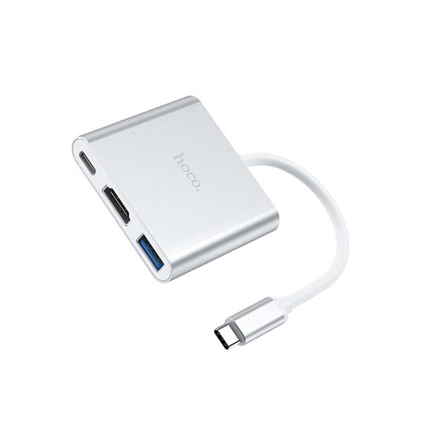 Hoco HB14 3 in 1 Type C Hub Adapter 1