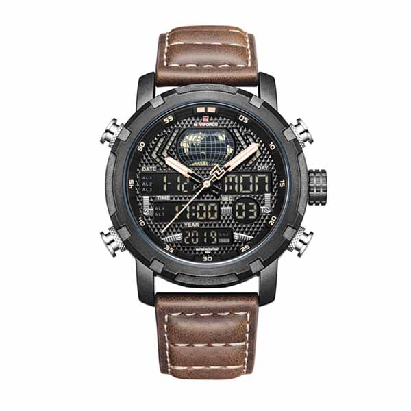 NaviForce NF9160 Double Time Digital Analog Watch 1