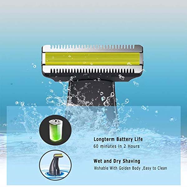 VGR V-043 Professional OneBlade &amp; Nose Trimmer for Men (Green, Black) 3