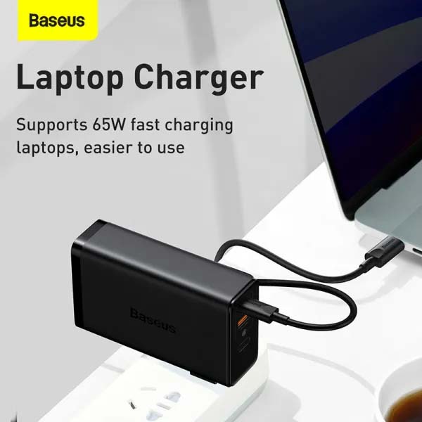Baseus Power Station 4 Hybrid GaN Power Bank Adaptor 10000mAh 87W CN Black 2