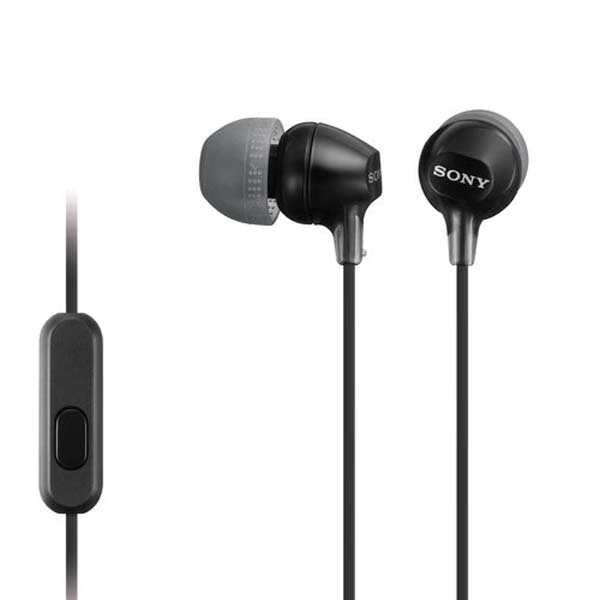 Sony MDR-EX15AP In-Ear Wired Headphones - Black 1