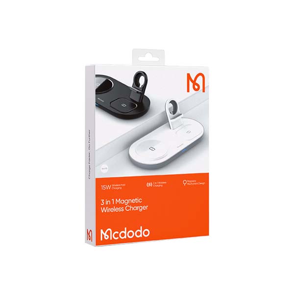 MCDODO Magnetic 3-in-1 Wireless Charger 03