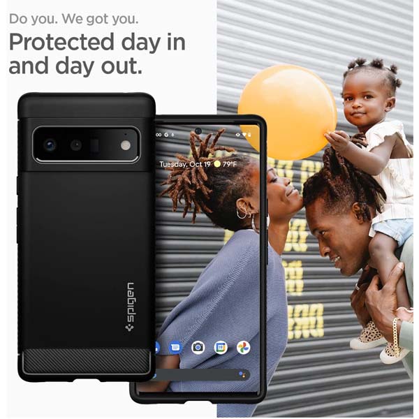 Spigen Rugged Armor Designed for Google Pixel 6 Pro Case