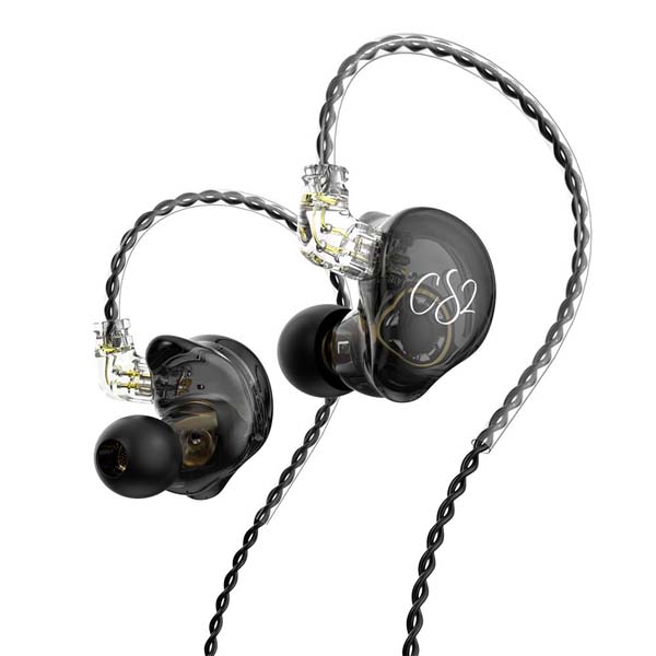 TRN CS2 Hi-FI 1DD Dynamic Earphone - Black