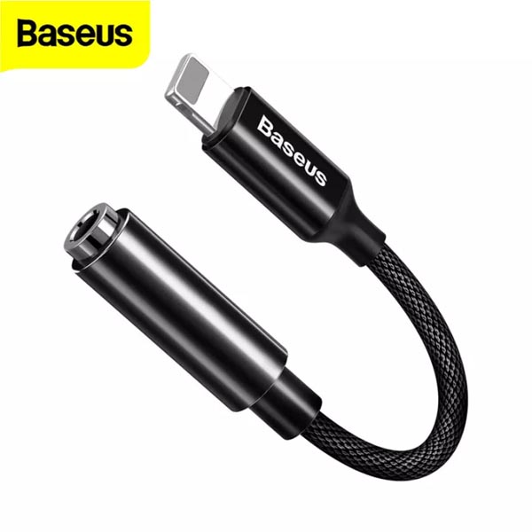 Baseus L3.5 Lighting to 3.5mm Aux Audio Adapter