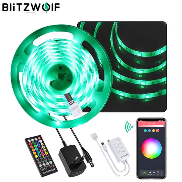 BlitzWolf BW-LT34 5M WiFi RGB Music LED Strip Kit 1