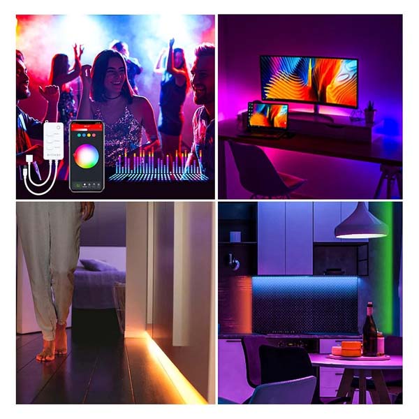 BlitzWolf BW-LT34 5M WiFi RGB Music LED Strip Kit 2