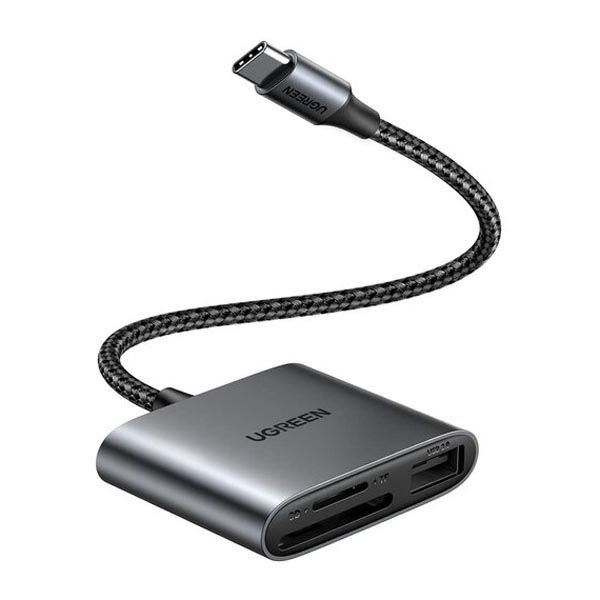 UGREEN USB C to SD Card Reader 3 in 1 Type C to SD Micro SD USB A Memory Card Adapter 2