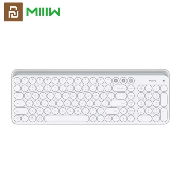 Xiaomi Miiiw MWBK01 Mini Bluetooth Dual Mode Keyboard 104 Keys - White