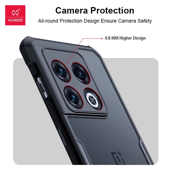 Xundd Shockproof Transparent Bumper Airbag Case for OnePlus 10 Pro 2