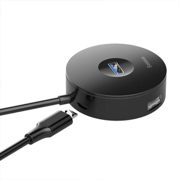 Baseus (CAHUB-G02) Round Box 4 in 1 USB Type C HUB Adapter 1