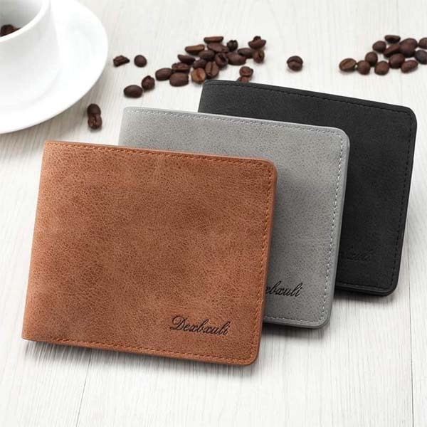Dexbxuli PU Leather Slim Mens Wallet