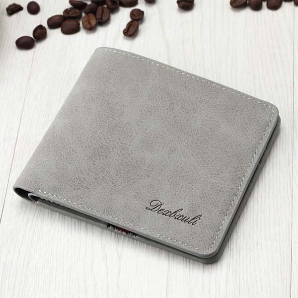 Dexbxuli PU Leather Slim Mens Wallet