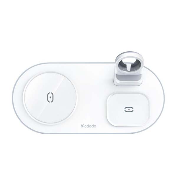 MCDODO Magnetic 3-in-1 Wireless Charger Charging Station Dock 2