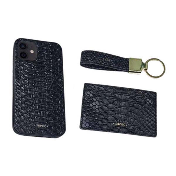 Santa Barbara 3 in 1 Classic Leather Snake Skin Pattern Case for iPhone 13 13 Pro 13 Pro Max 1