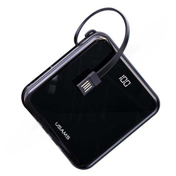 USAMS US-CD169 PB61 LED Display Mini Power Bank 10000mAh 1
