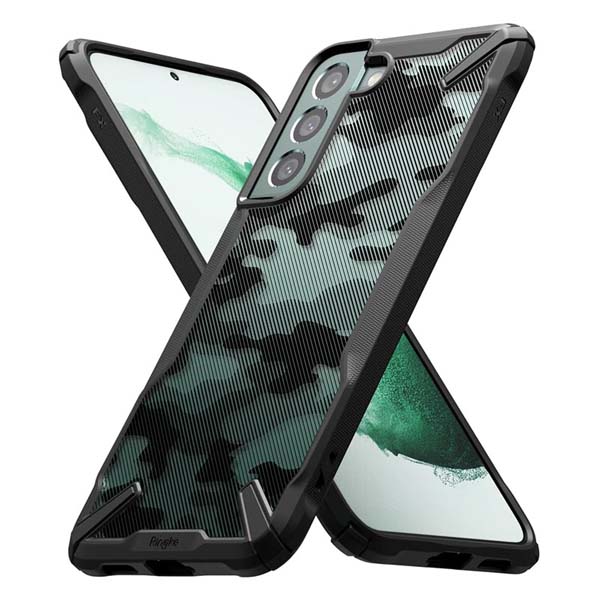 Ringke Fusion X Camouflage Military Grade Bumper Protective Case for Galaxy S22 S22 Plus 1