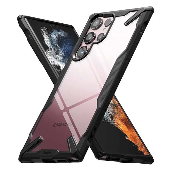 Ringke Fusion X Transparent Clear Protective Case for Galaxy S22 Ultra 1