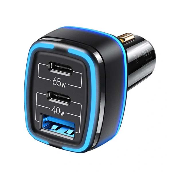 USAMS 105W 3 Ports Fast Car Charger Adapter US-CC141 1