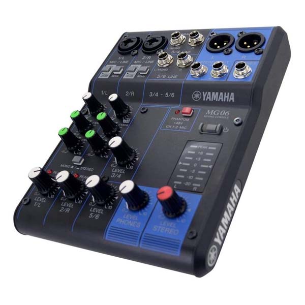 Yamaha MG06 6-channel Analog Mixer
