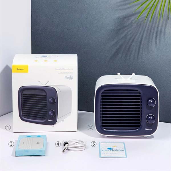 Baseus Mini Desktop Air Conditioner USB Cooling Fan 2
