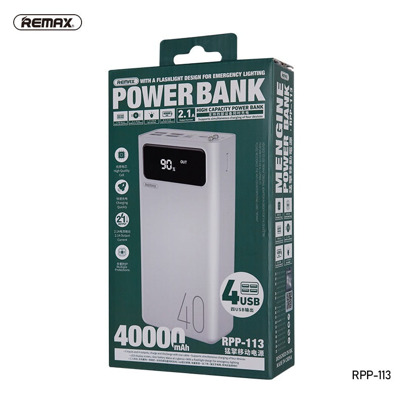 Remax RPP-113 40000mah Power Bank