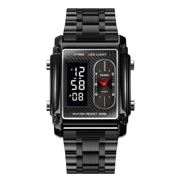 SKMEI 1868 Multiple Time Digital Analog Watch 1