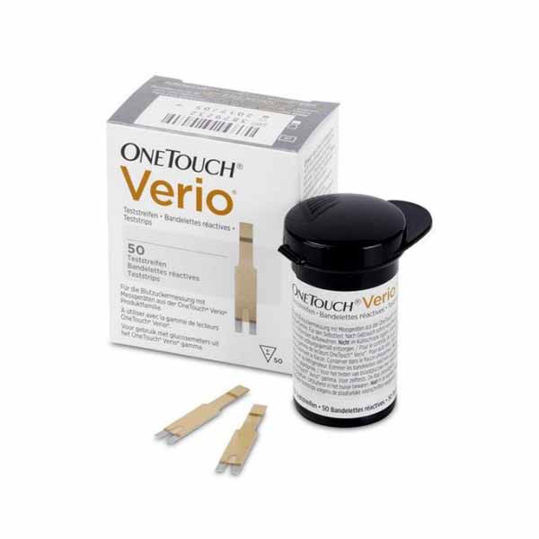 OneTouch Verio Blood Glucose Test Strips 50 strips
