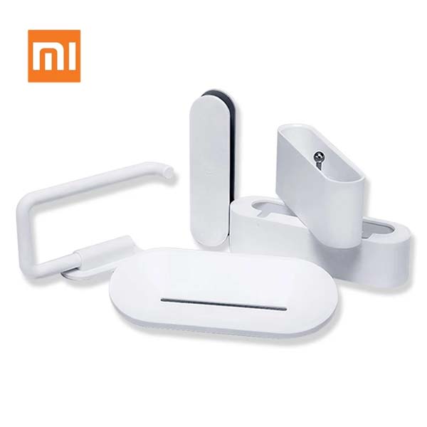 Xiaomi Mijia HL Bathroom Set 5 in 1 Soap Hook Storage Set Phone Holder Bathroom Tool