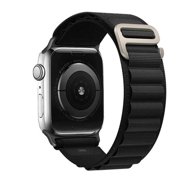 COTECI Alpine Loop Watch Band for iWatch 44 / 45 / Ultra 49 mm - Black
