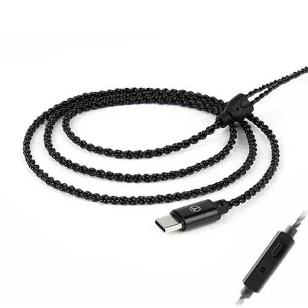 TRN A6 Type C Upgraded Earphones Cable with Mic